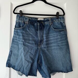 BDG Blue Jean Shorts High-Waisted Casual